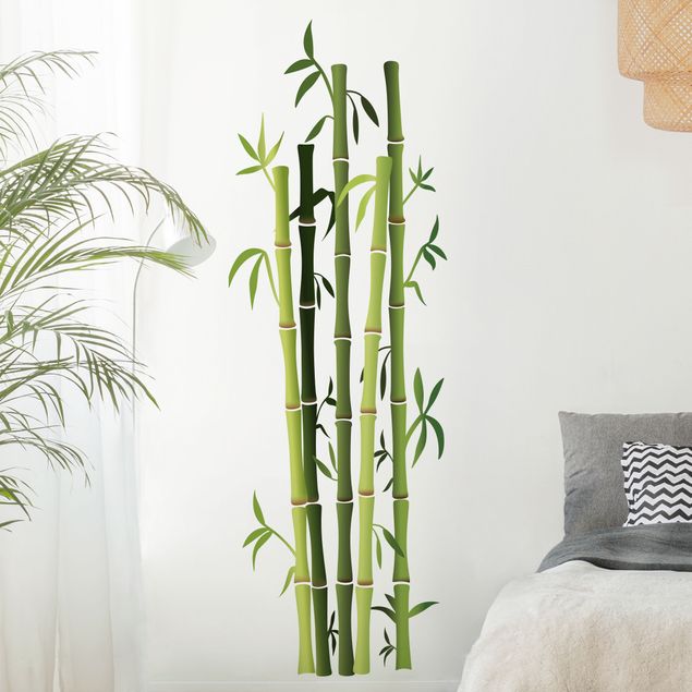 Wandtattoo Pflanzen Bambusstrauch