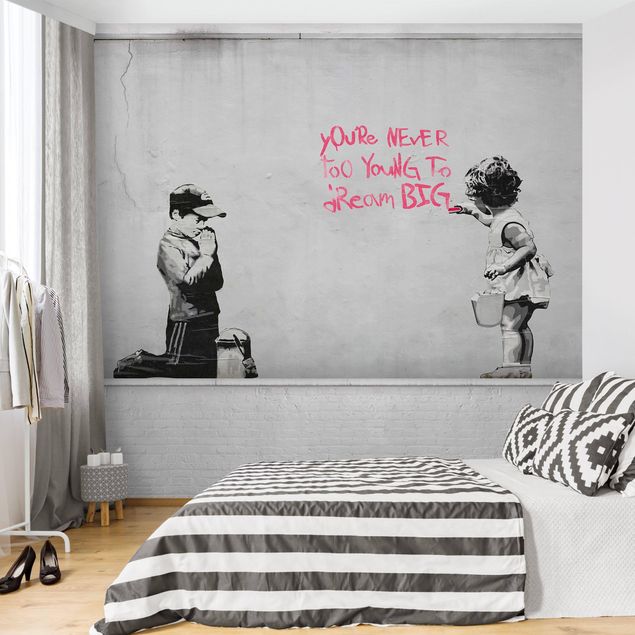 Tapeten Dream Big - Brandalised ft. Graffiti by Banksy