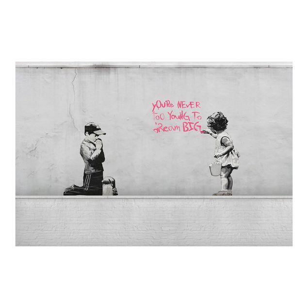 Fototapete - Dream Big - Brandalised ft. Graffiti by Banksy