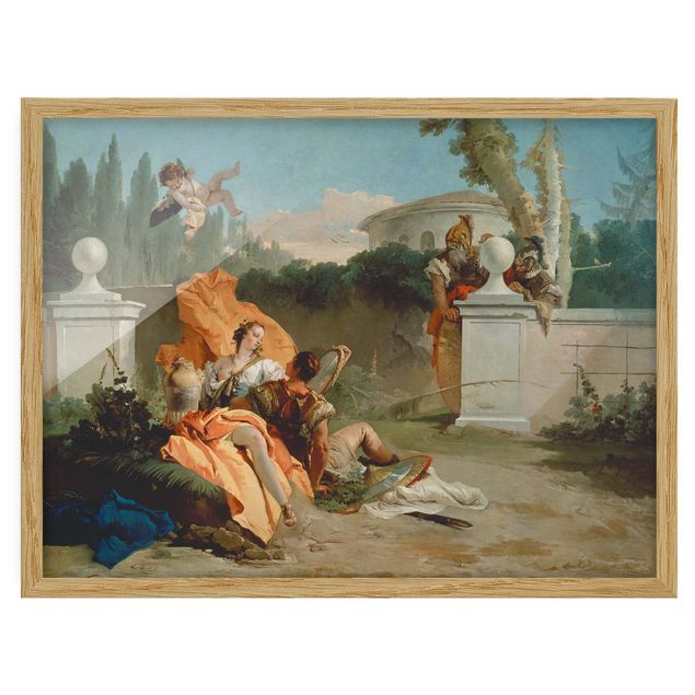 Bilder mit Rahmen Giovanni Battista Tiepolo - Rinaldo und Armida