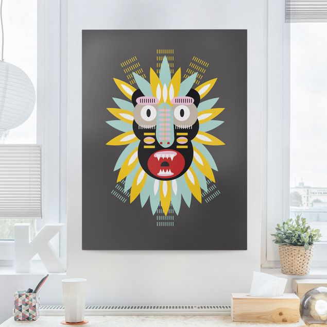 MUAH Bilder Collage Ethno Maske - King Kong