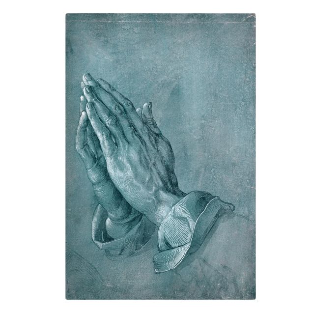 Leinwandbild - Albrecht Dürer - Studie zu Betende Hände - Hochformat 3:2