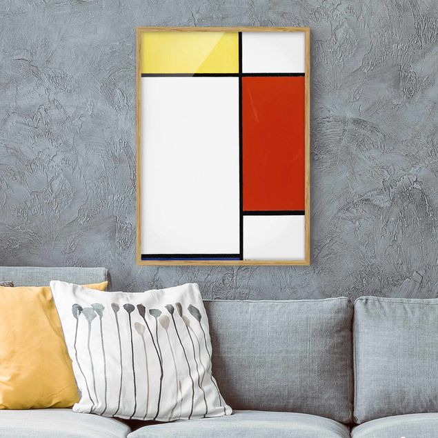 Gerahmte Kunstdrucke Piet Mondrian - Komposition I