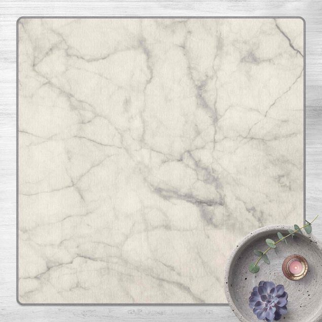 Teppich Marmor Bianco Carrara