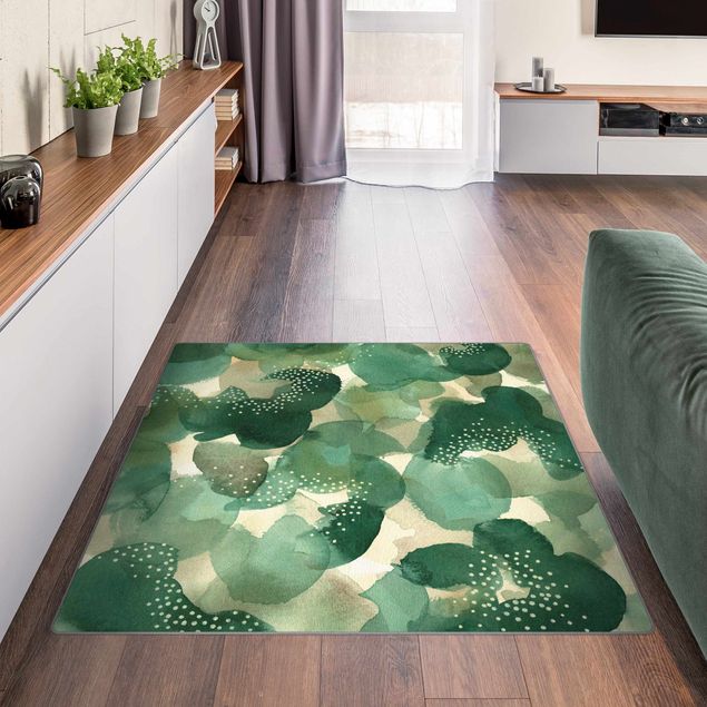 Teppich modern Blätterdach