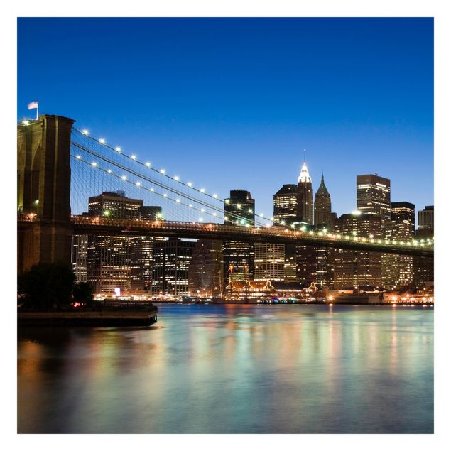 Fototapete selbstklebend Brooklyn Brücke in New York