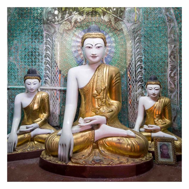 Fototapete selbstklebend Buddha Statuen