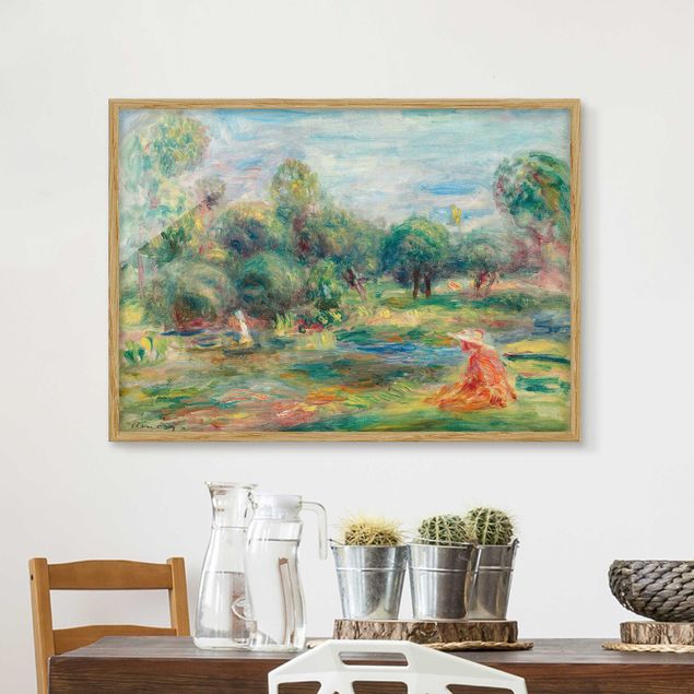 Impressionistische Bilder Auguste Renoir - Landschaft bei Cagnes