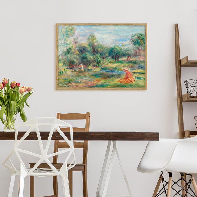 Moderne Bilder mit Rahmen Auguste Renoir - Landschaft bei Cagnes
