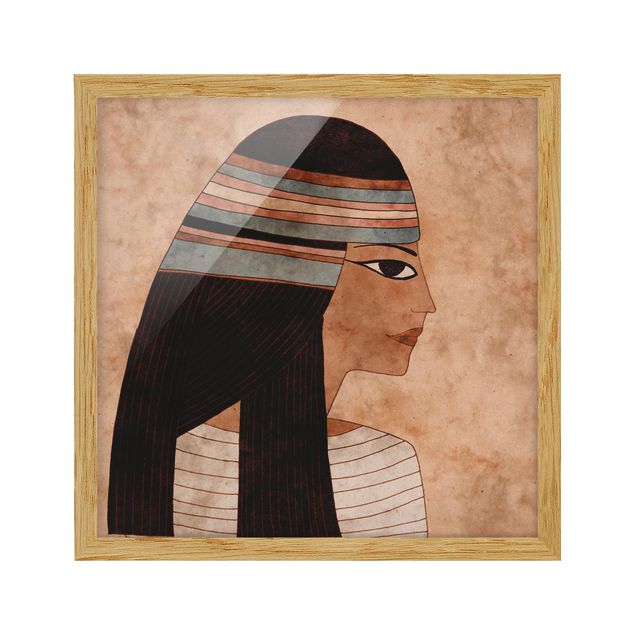 Bild mit Rahmen - Cleopatra - Quadrat 1:1