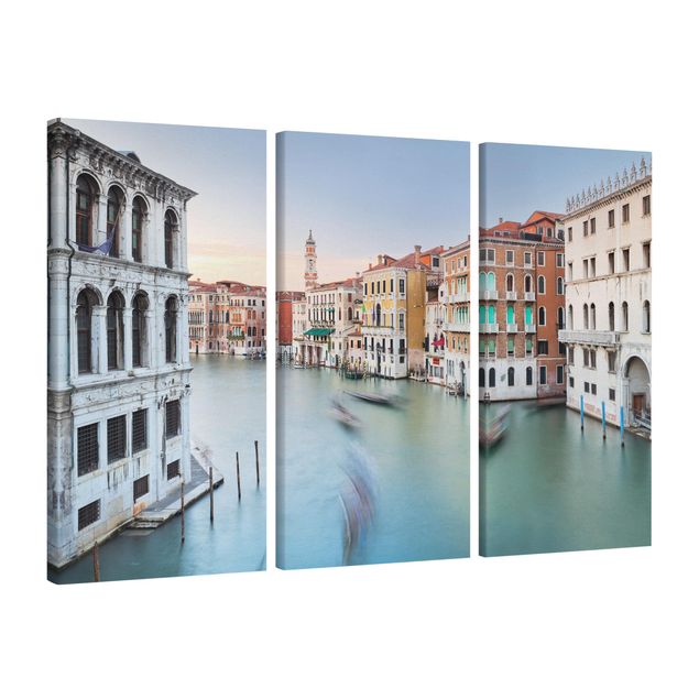 schöne Leinwandbilder Canale Grande Blick von der Rialtobrücke Venedig