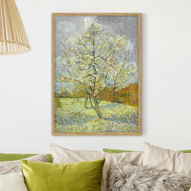 Impressionistische Bilder Vincent van Gogh - Pfirsichbaum rosa