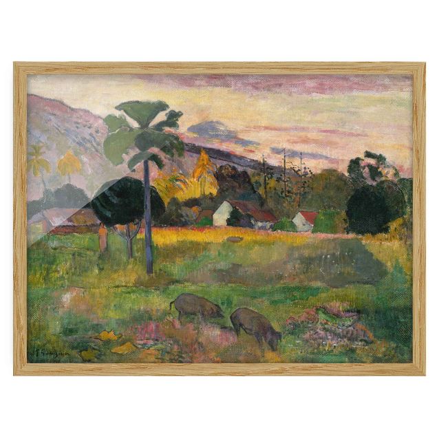 Natur Bilder mit Rahmen Paul Gauguin - Komm her