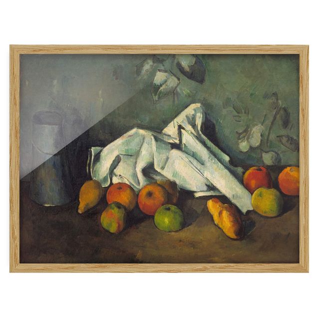 Cézanne Gemälde Paul Cézanne - Milchkanne und Äpfel