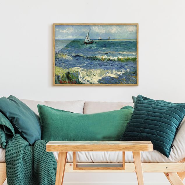 Moderne Bilder mit Rahmen Vincent van Gogh - Seelandschaft
