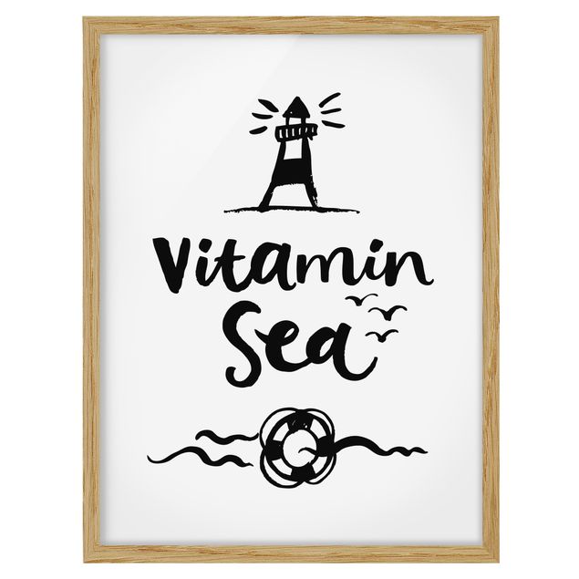 Wandbilder mit Rahmen Vitamin Sea