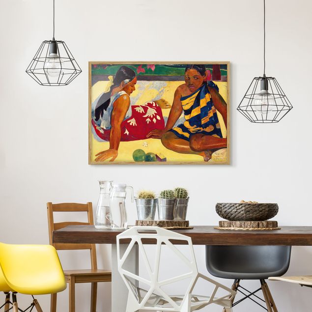 Kunstdrucke mit Rahmen Paul Gauguin - Frauen von Tahiti