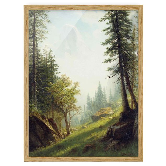 Wandbilder Albert Bierstadt - In den Berner Alpen