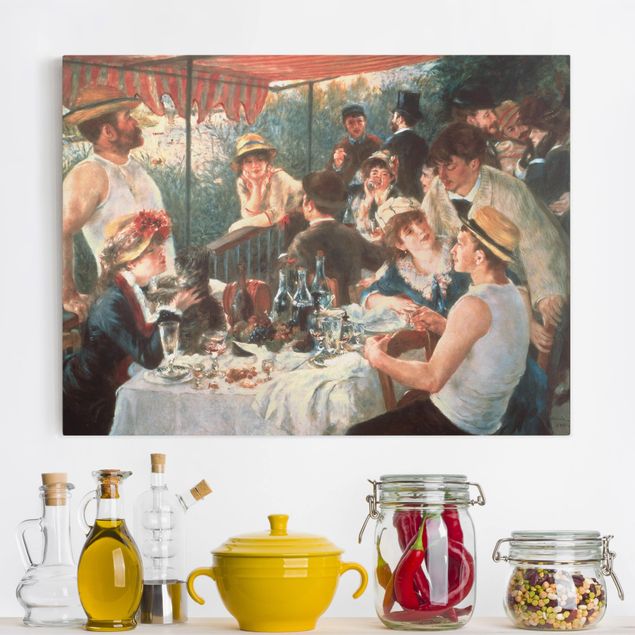 Impressionistische Gemälde Auguste Renoir - Das Frühstück der Ruderer