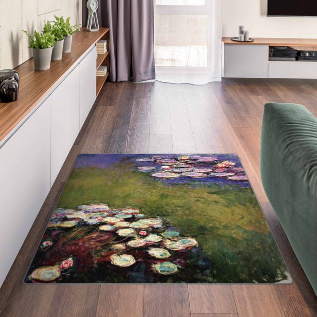 Teppich modern Claude Monet - Seerosen