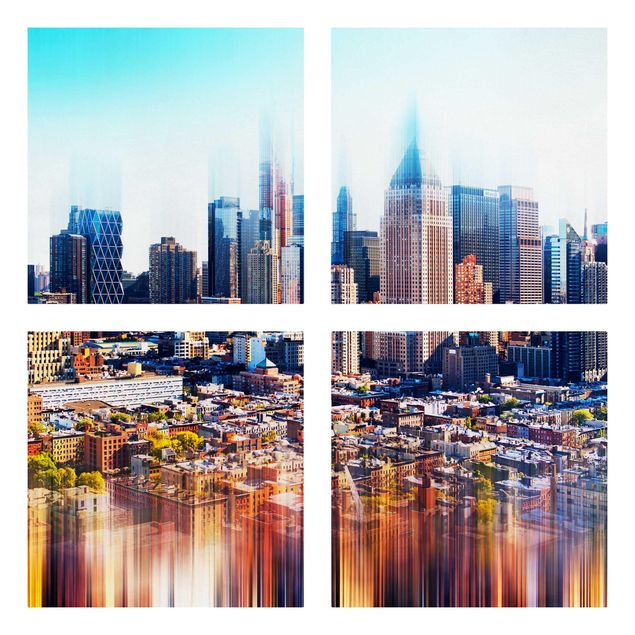 Leinwandbilder Manhattan Skyline Urban Stretch