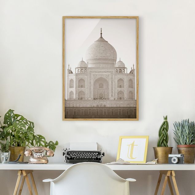 Skylines Bilder mit Rahmen Taj Mahal