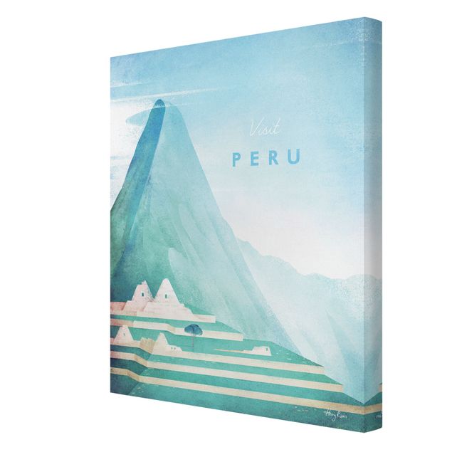 schöne Leinwandbilder Reiseposter - Peru