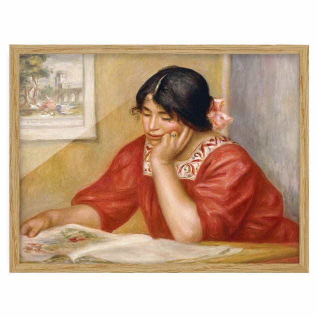 Renoir Gemälde Auguste Renoir - Leontine beim Lesen