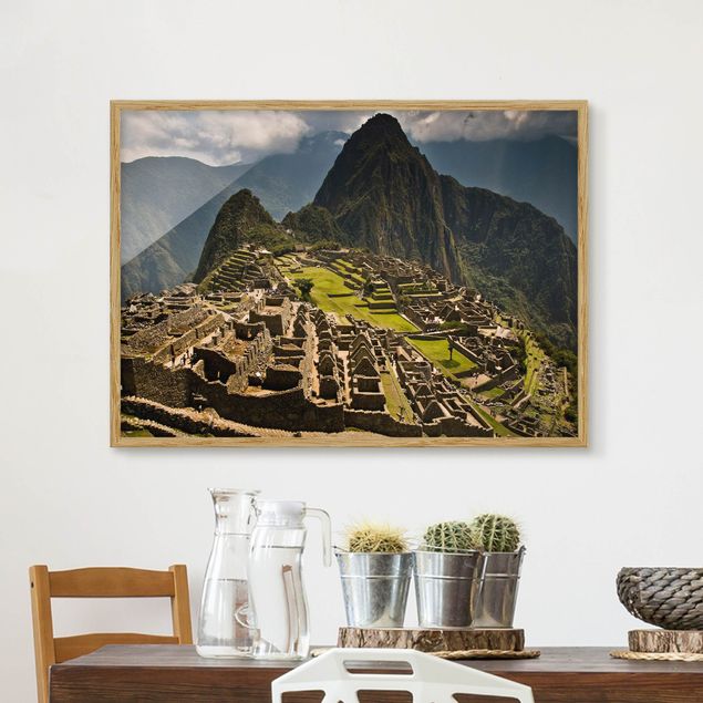 Moderne Bilder mit Rahmen Machu Picchu