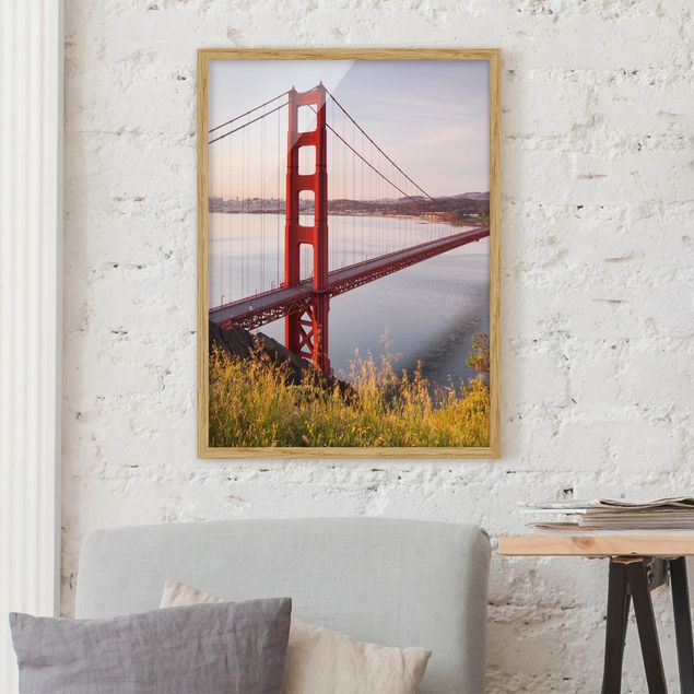 Moderne Bilder mit Rahmen Golden Gate Bridge in San Francisco