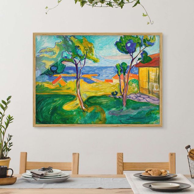 Impressionistische Bilder Edvard Munch - Der Garten