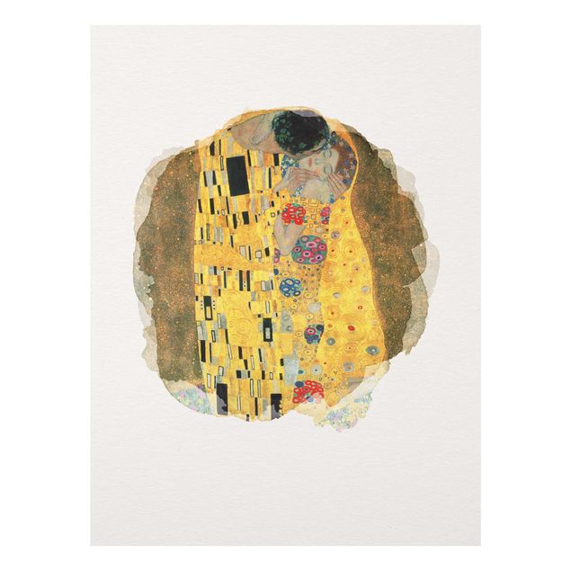 Gustav Klimt Bilder Wasserfarben - Gustav Klimt - Der Kuss