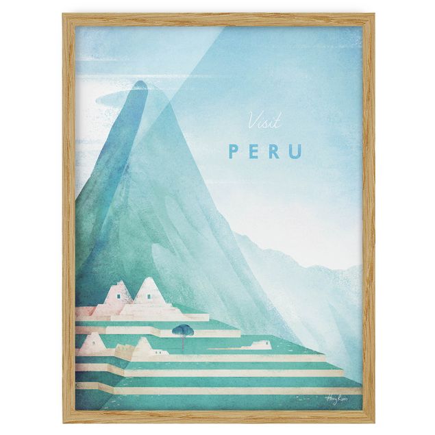Henry Rivers Bilder Reiseposter - Peru