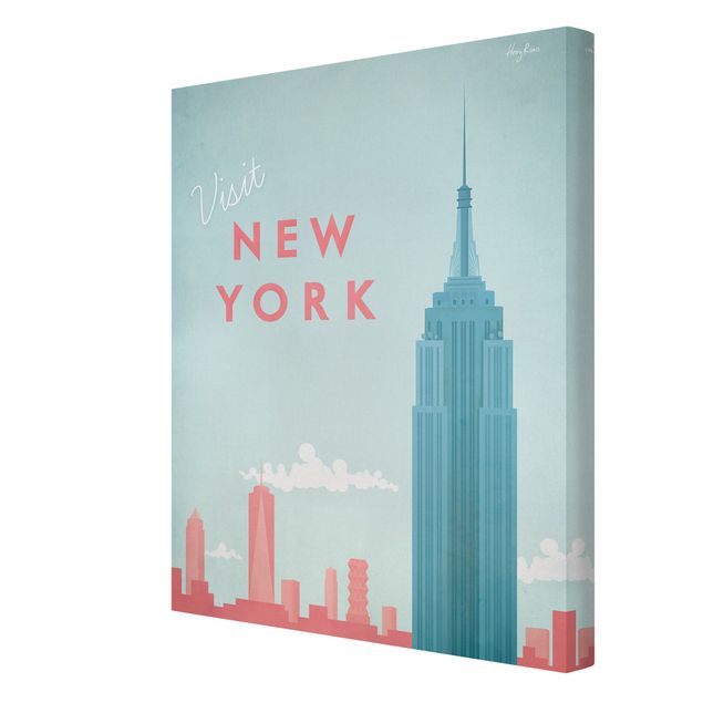 schöne Leinwandbilder Reiseposter - New York