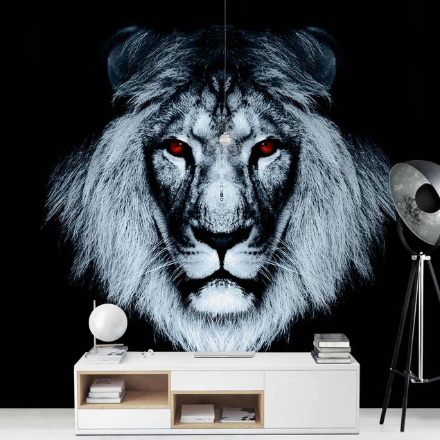 Fototapete selbstklebend Dark Lion
