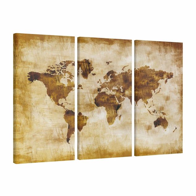 schöne Leinwandbilder Map of the world