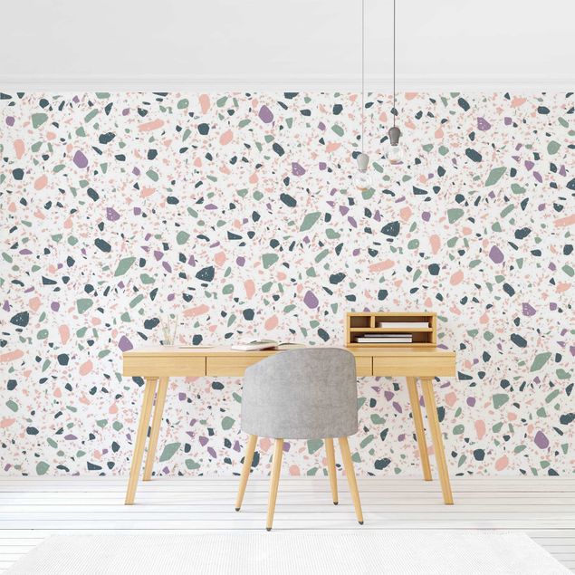 Design Tapeten Detailliertes Terrazzo Muster Agrigento