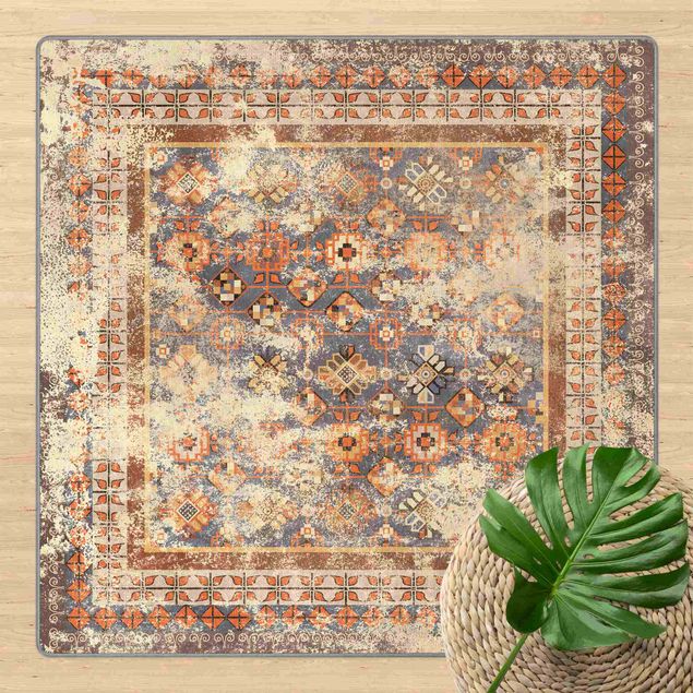 Teppich Orientalisch Detailreicher Kelim Teppich Vintage