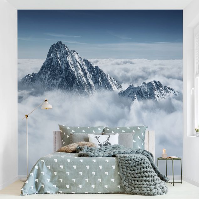 Design Tapeten Die Alpen über den Wolken
