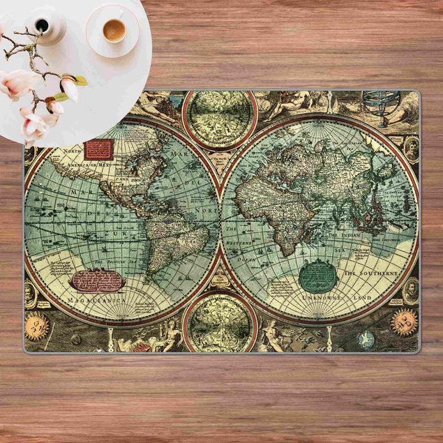 Teppich Weltkarte Die alte Welt