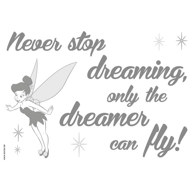 Wandtattoo Zitate Disney - Never stop dreaming