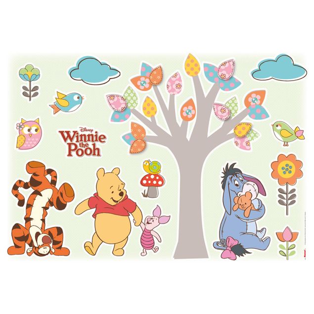 Wandtattoo Dschungel Disney - Winnie Pooh Set