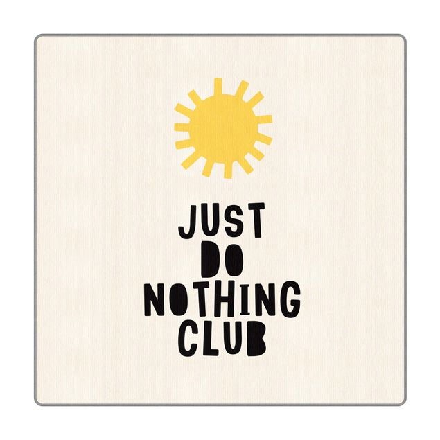 Teppich - Do Nothing Club Gelb