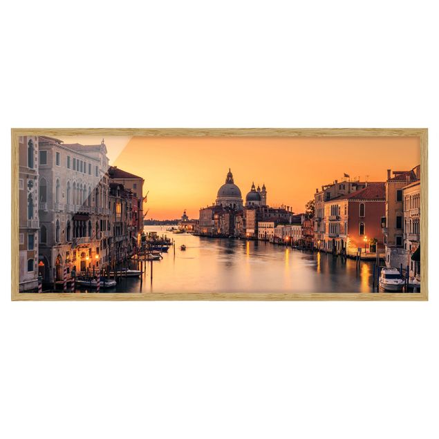 gerahmte Bilder Goldenes Venedig