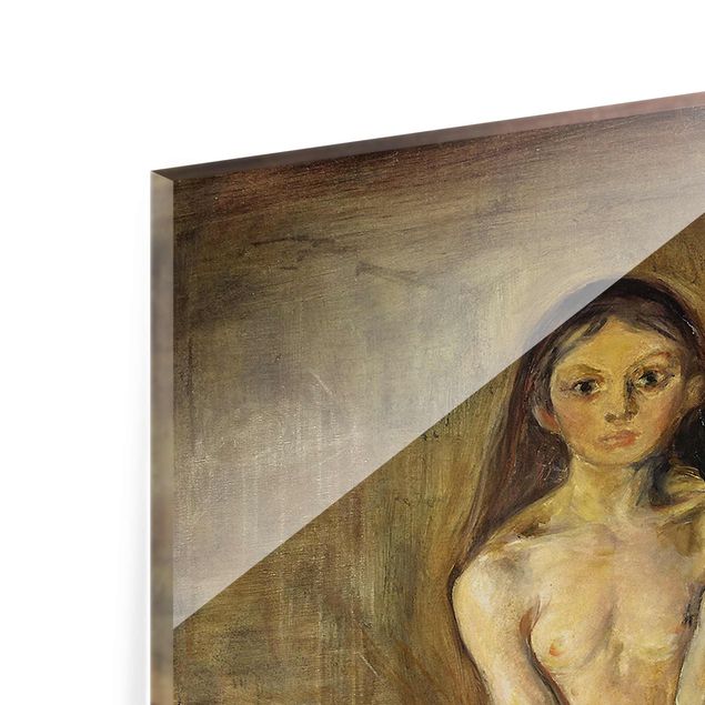 Glasbilder Edvard Munch - Pubertät