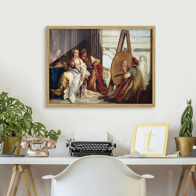 Moderne Bilder mit Rahmen Giovanni Battista Tiepolo - Alexander der Große