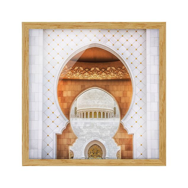 Bilder mit Rahmen Tor der Moschee