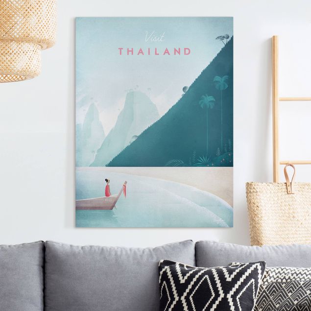 Natur Leinwand Reiseposter - Thailand