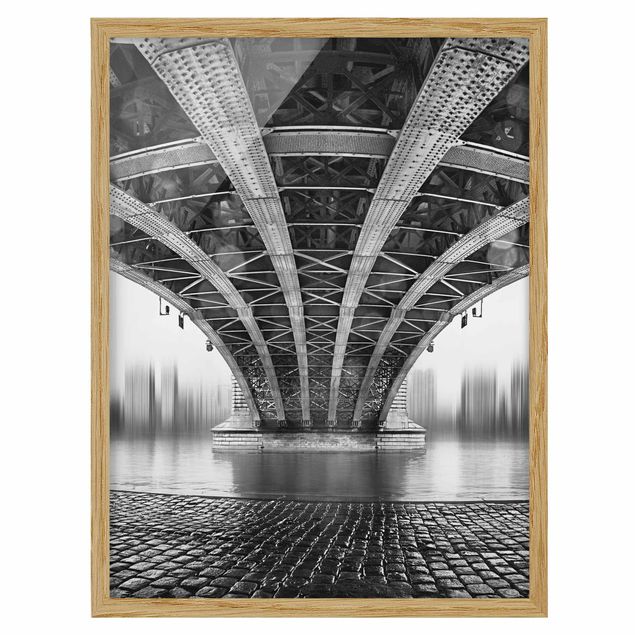 gerahmte Bilder Under The Iron Bridge