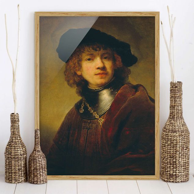 Barock Gemälde Rembrandt van Rijn - Selbstbildnis